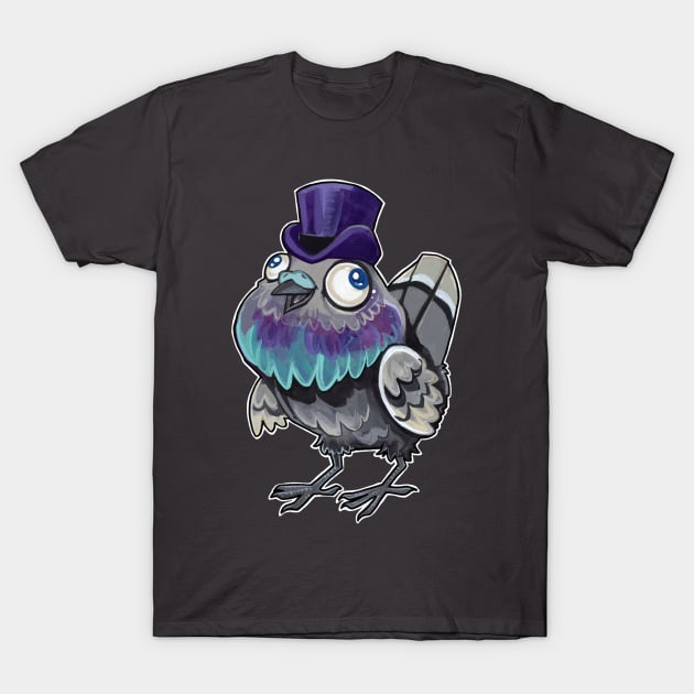 Dapper pigeon T-Shirt by BiancaRomanStumpff